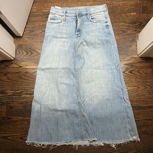 Mother Jeans Denim Skirt
